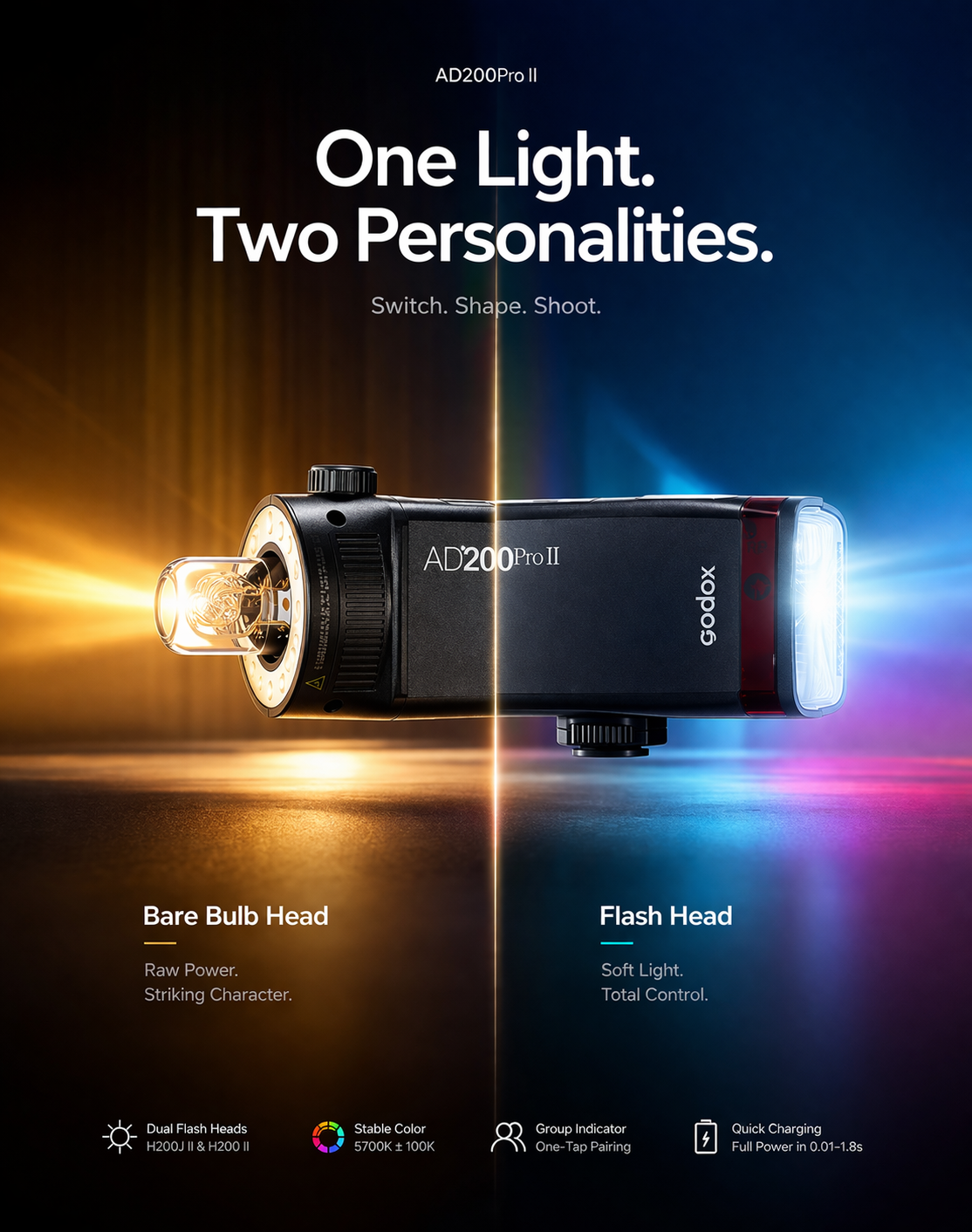 AD200 - One Light Two Personalities
