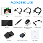 FEELWORLD P6XL 6-Inch Camera Monitor, 1200 Nits, Built-in Battery