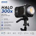 Amaran Halo 300x Bi-Color COB LED Light | 300W Compact Studio Light