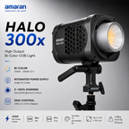 Amaran Halo 300x Bi-Color COB LED Light | 300W Compact Studio Light