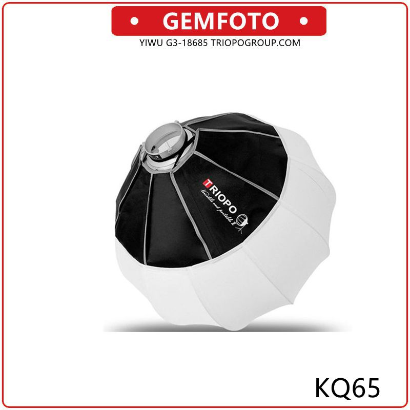 TRIOPO KQ65 65cm Lantern Softbox Quick Release Bowens Mount Photography Soft Light