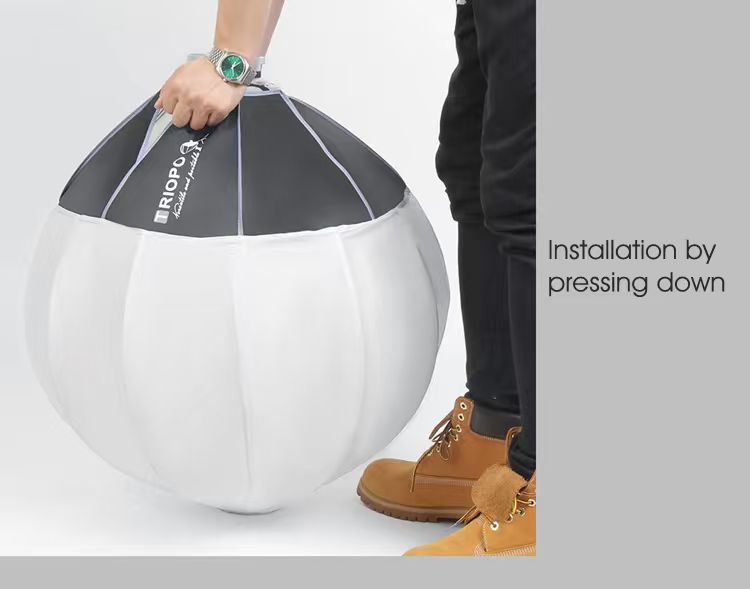 TRIOPO KQ65 65cm Lantern Softbox Quick Release Bowens Mount Photography Soft Light - Reliable Results