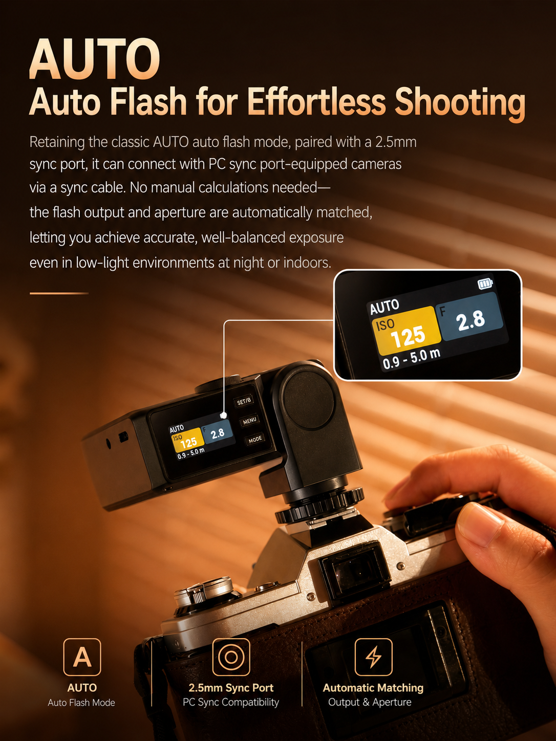 Godox Lux Junior II Retro Camera Flash