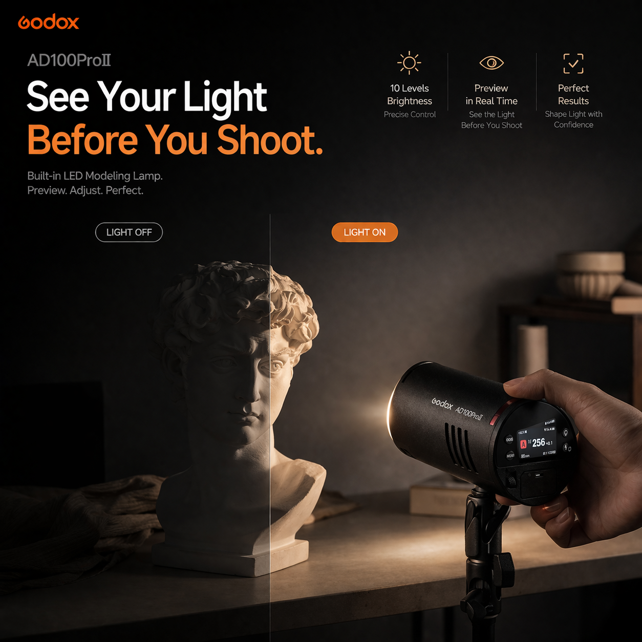Bi-Color LED Modeling Lamp