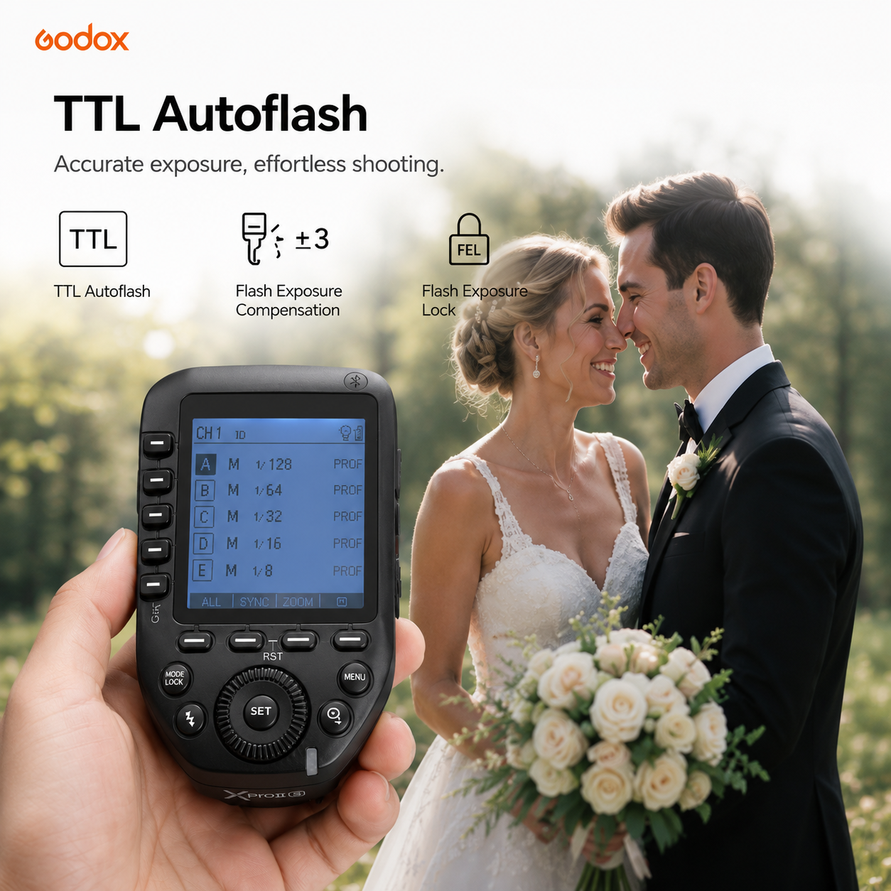 Godox XPro II TTL Wireless Flash Trigger | 2.4G X System | HSS 1/8000s | Multi-Group Control