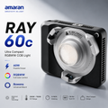 Amaran RAY 60c RGB COB LED Video Light | 65W Full Color Portable