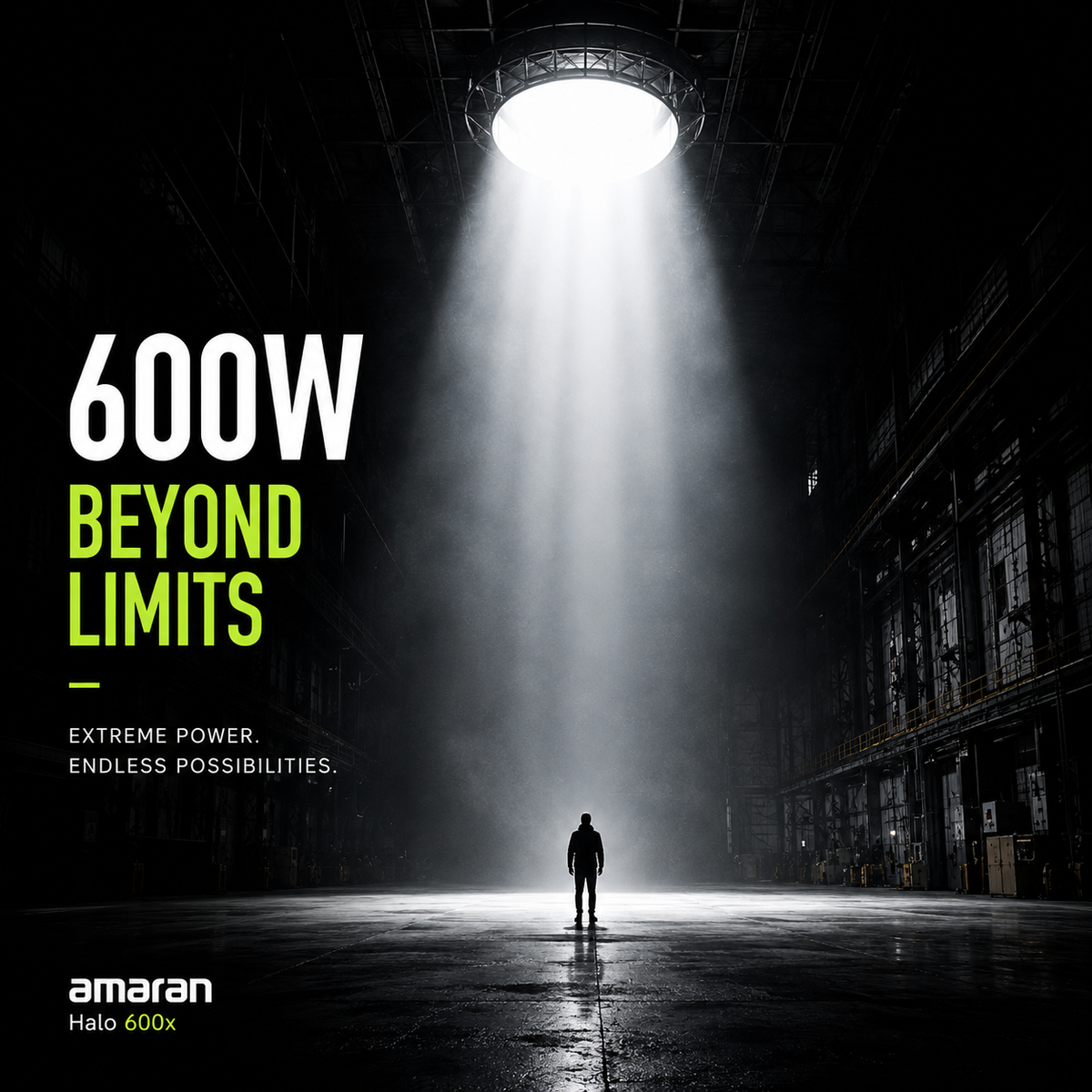 Amaran Halo 600x Bi-Color COB LED Light | 600W Professional Studio Light