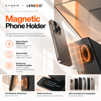 LENSGO TCQI 8 Pocket Teleprompter 8-Inch for DJI Osmo Pocket 4 / Pocket 3
