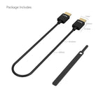 SmallRig 2956B Ultra-Slim 4K HDMI Data Cable A to A 35cm HDMI 2.0 4K 60Hz for Camera Monitor