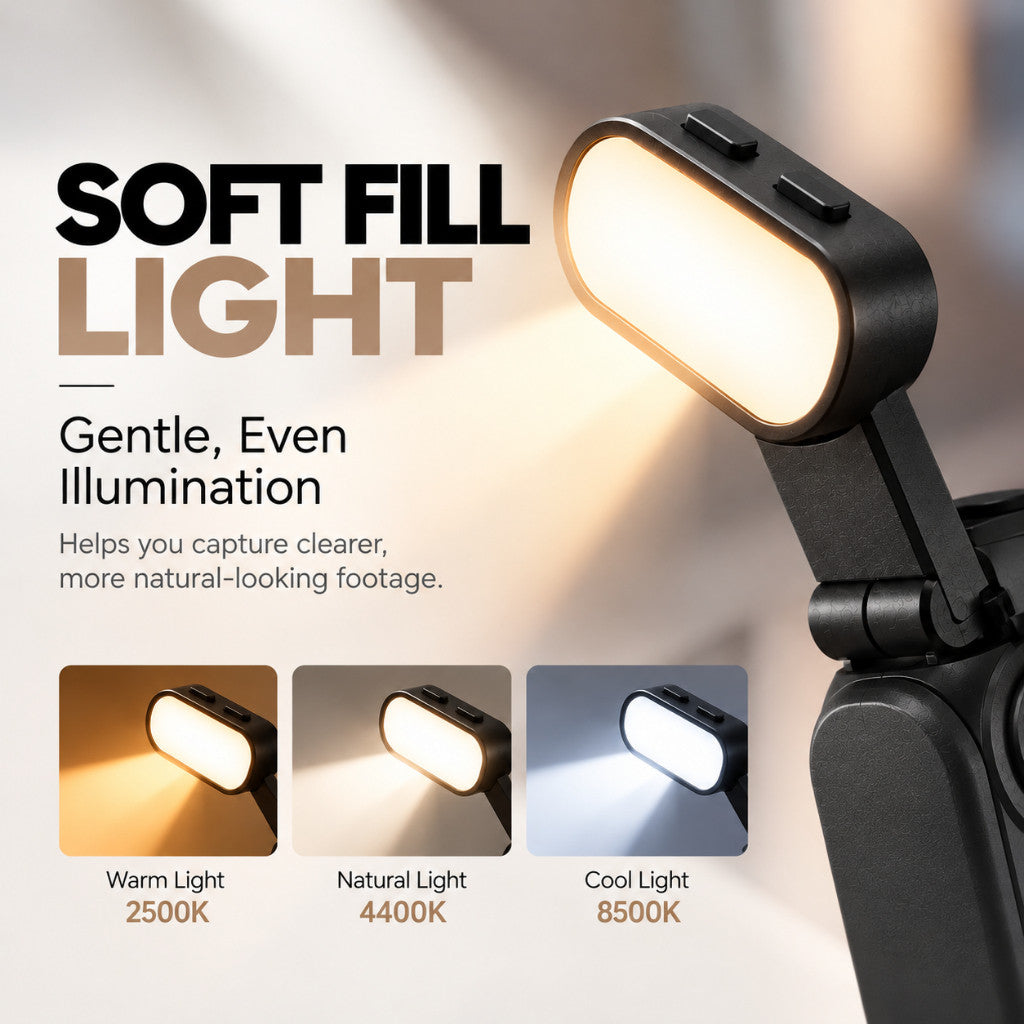 Pocket 4 Gimbal Magnetic LED Fill Light for DJI Osmo Pocket 4 Only
