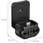 SmallRig 6359 Quick Release Backplate Mount wi130.9th USB-C for DJI Osmo Pocket 4P / 4 / 3 & Xtra Muse