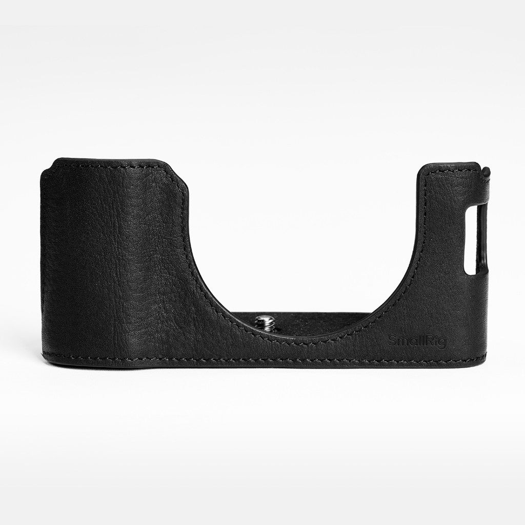 SmallRig 4700 Leather Half Case Kit for FUJIFILM X100VI Black with PU Shoulder Strap