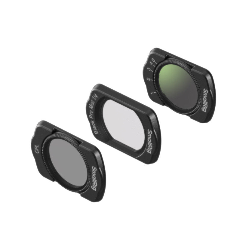 SmallRig 5832 Magnetic Filter Kit for DJI Osmo Pocket 4 / 3 CPL Black Mist 1/4 VND ND2-ND32