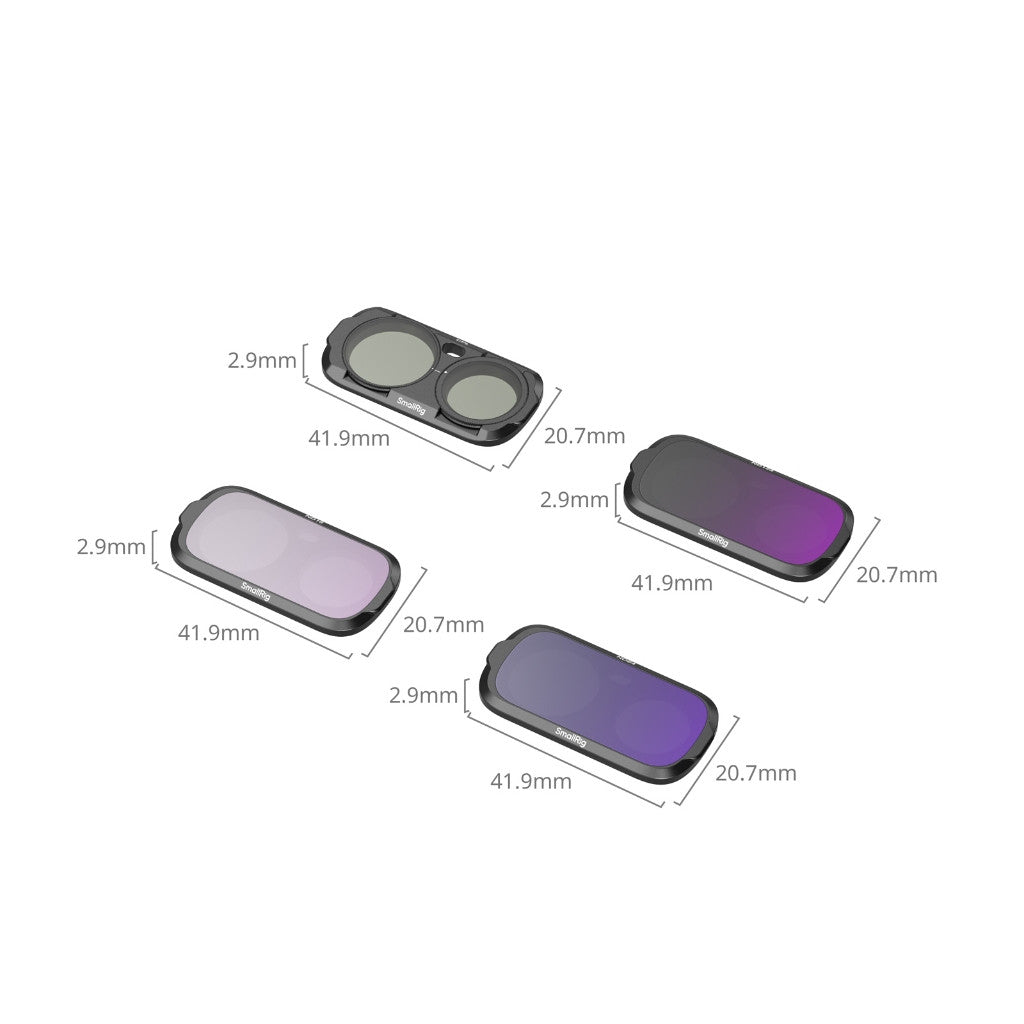 SmallRig 6688 Filter Kit for Insta360 Luna Ultra ND16 ND64 ND128 CPL Filter