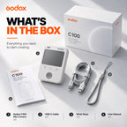 Godox C100 Transparent Viewfinder Camera Pure Optical Viewfinder Center-Weighted Light Metering
