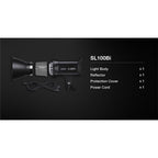 Godox SL100Bi — Studio LED Video Light | 100W, Bi-Color 2800–6500K, Bowens Mount