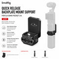 SmallRig 6359 Quick Release Backplate Mount wi130.9th USB-C for DJI Osmo Pocket 4P / 4 / 3 & Xtra Muse