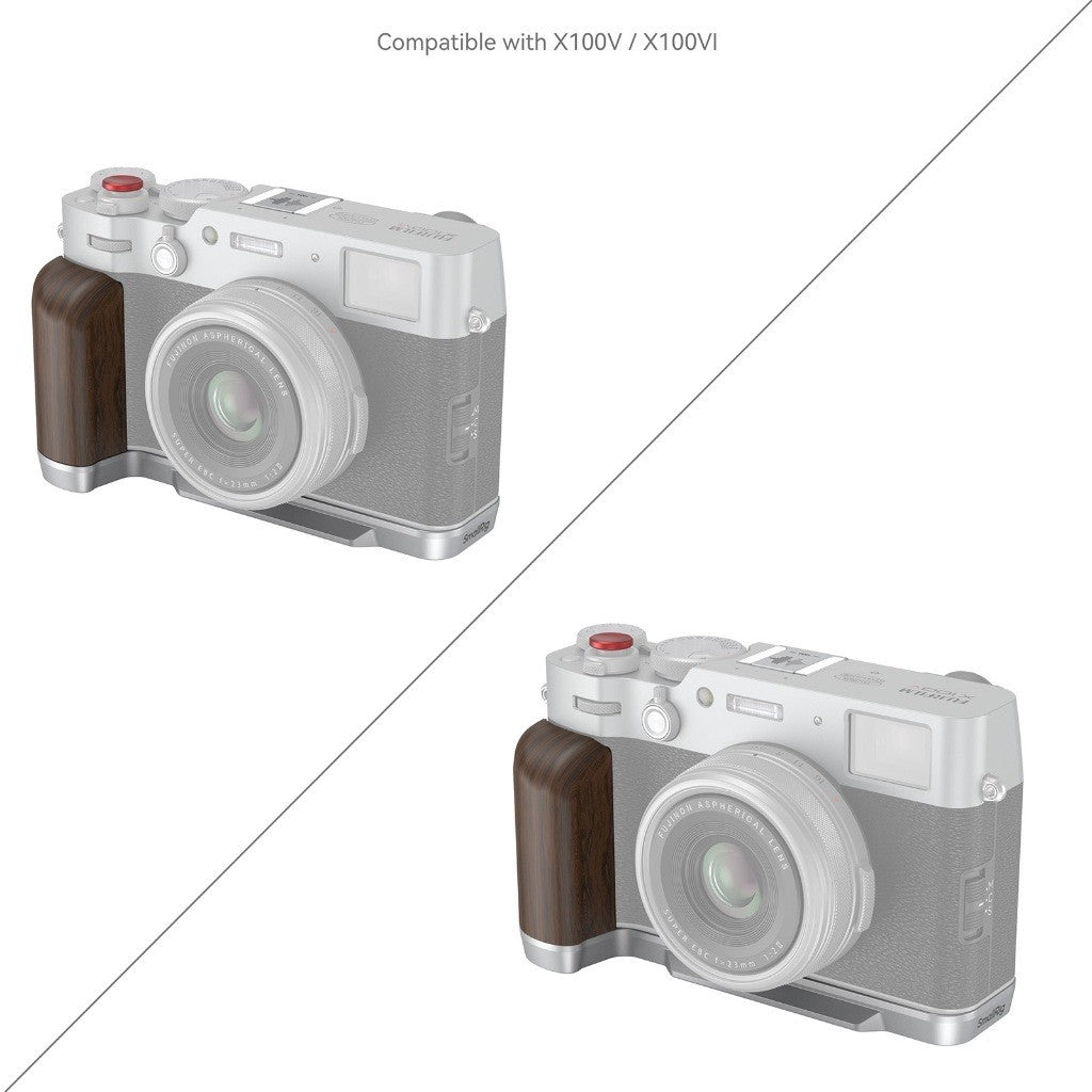 SmallRig L-Shape Mount Plate with Handle for FUJIFILM X100VI / X100V (Sliver) 4804