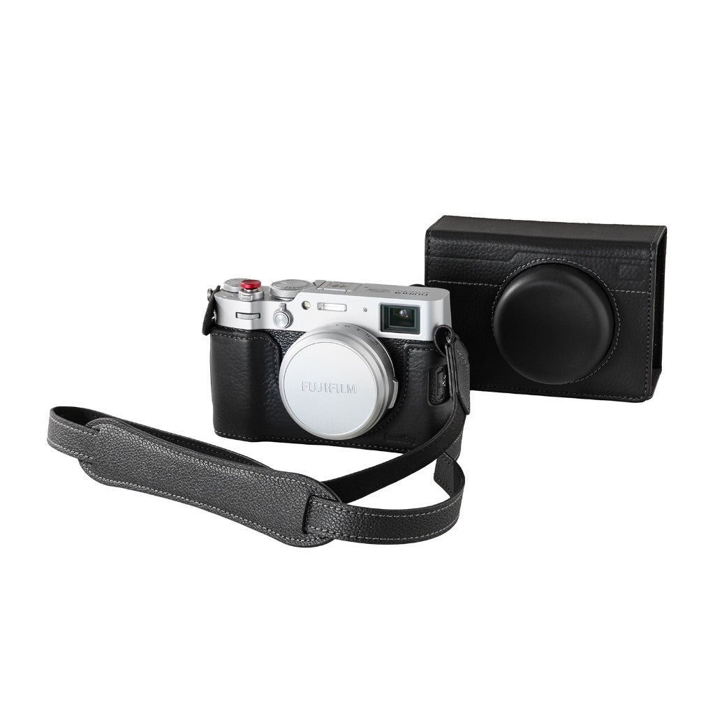 SmallRig 5622 Camera Leather Case Kit for FUJIFILM X100VI Black Half Case with Flip Cover Shoulder Strap