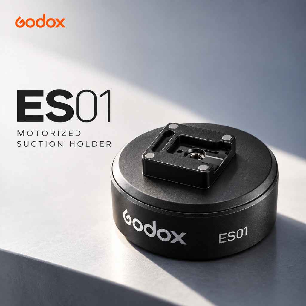 Godox ES01 Motorized Suction Holder Electric Suction Base Automatic Vacuum Mount