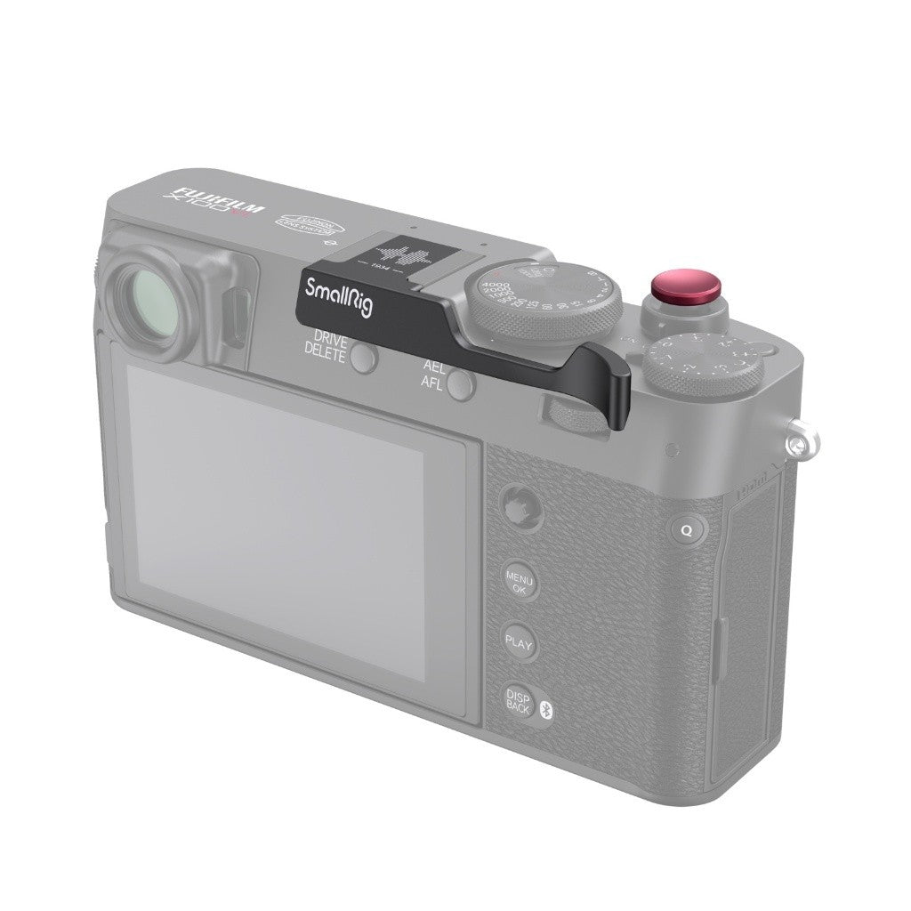 SmallRig 4559 Thumb Grip for FUJIFILM X100VI / X100V (Black)｜Hot Shoe Mounted Ergonomic Grip
