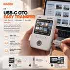 Godox C100 Transparent Viewfinder Camera Pure Optical Viewfinder Center-Weighted Light Metering
