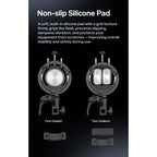 Godox S3 — Speedlite Bracket with Bowens Mount Adapter | Universal Flash Holder