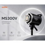 Godox MS300V — Studio Strobe | 300Ws, LED Modelling Lamp, Bowens Mount
