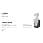 SmallRig 6009 Attachable Backplate Support for DJI Osmo Pocket 4P / Pocket 4 Magnetic Mount Cage