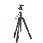 SmallRig CT-10 Aluminum Camera Tripod 3935, 180cm Travel Tripod with Arca Ball Head & Phone Holder, 15kg Load
