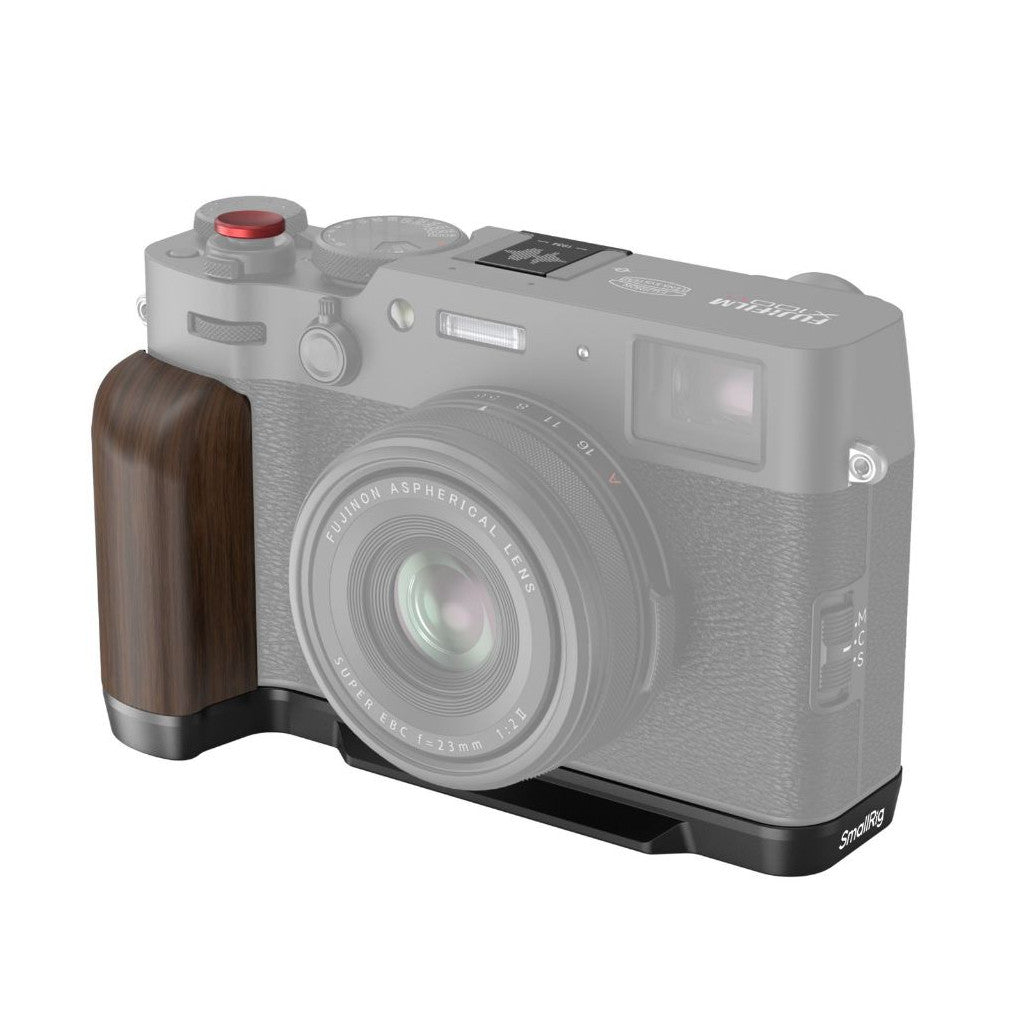 SmallRig 4805 Wooden L-Shape Grip for FUJIFILM X100VI X100V Black Arca-Swiss Quick Release