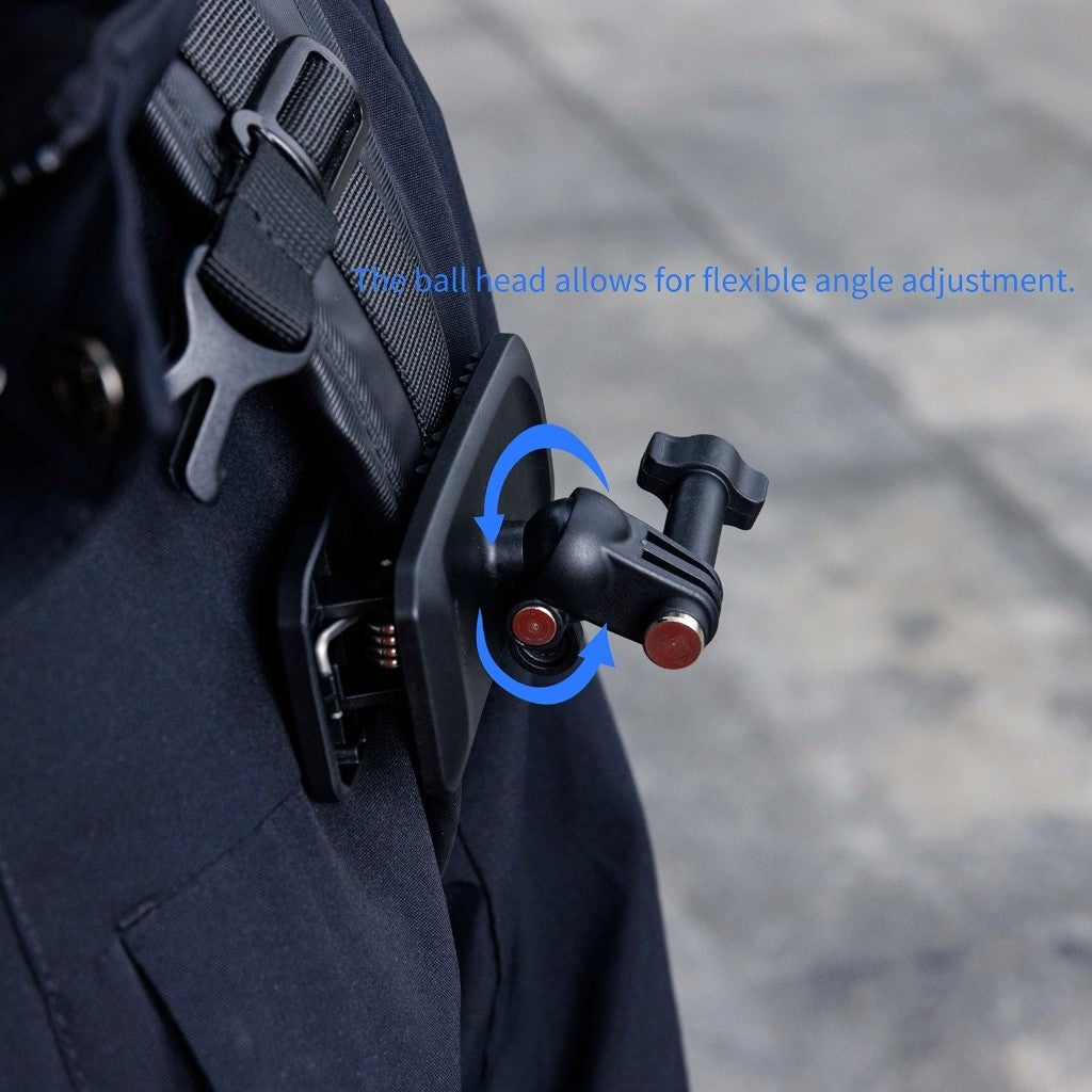 SmallRig 6052 Backpack Strap Clip Mount for DJI Osmo Pocket 4 / 3 Hands-Free POV