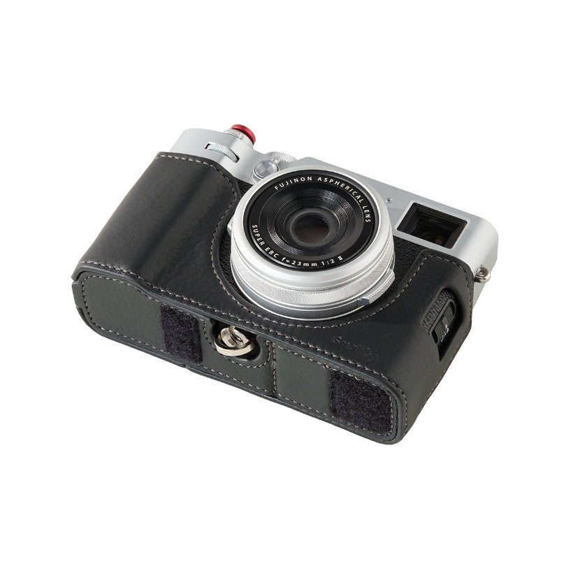 SmallRig 5622 Camera Leather Case Kit for FUJIFILM X100VI Black Half Case with Flip Cover Shoulder Strap