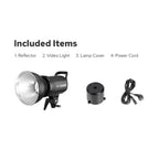 Godox SL60W LED Video Light 60W COB Continuous Studio Light Bowens Mount CRI95+ for Photography