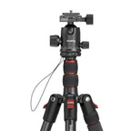 SmallRig CT-10 Aluminum Camera Tripod 3935, 180cm Travel Tripod with Arca Ball Head & Phone Holder, 15kg Load