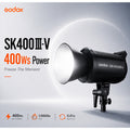 Godox SK400III — Studio Strobe | 400Ws, 10W LED Modelling Lamp, 2.4G Wireless
