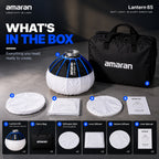 amaran Lantern 65 65cm Omnidirectional Bowens Mount Softbox 360° Soft Ambient Light Quick Press Mount