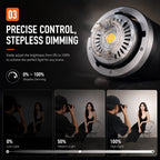 Godox MS300V — Studio Strobe | 300Ws, LED Modelling Lamp, Bowens Mount