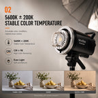 Godox MS300V — Studio Strobe | 300Ws, LED Modelling Lamp, Bowens Mount