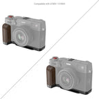 SmallRig 4805 Wooden L-Shape Grip for FUJIFILM X100VI X100V Black Arca-Swiss Quick Release