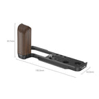SmallRig 4805 Wooden L-Shape Grip for FUJIFILM X100VI X100V Black Arca-Swiss Quick Release