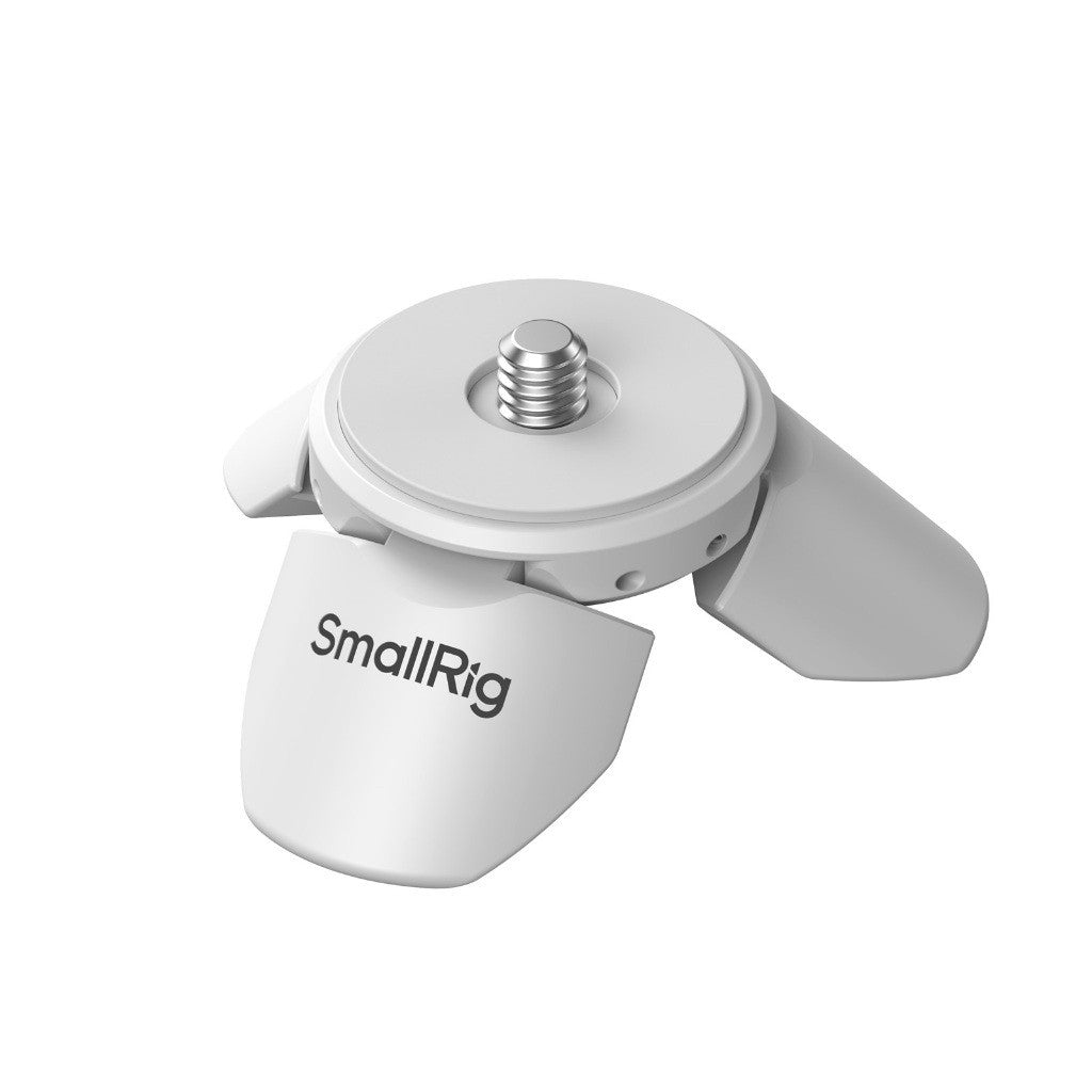 SmallRig 6794 Mini Tripod for Action Cameras｜Auto-Deploy Magnetic Legs｜1/4"-20 Mount｜White