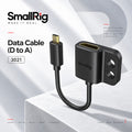 SmallRig 3021 Ultra Slim 4K HDMI Adapter Cable D to A Micro HDMI Type D Male to HDMI Type A Female