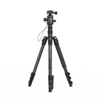 SmallRig CT-10 Aluminum Camera Tripod 3935, 180cm Travel Tripod with Arca Ball Head & Phone Holder, 15kg Load