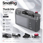 SmallRig 4559 Thumb Grip for FUJIFILM X100VI / X100V (Black)｜Hot Shoe Mounted Ergonomic Grip