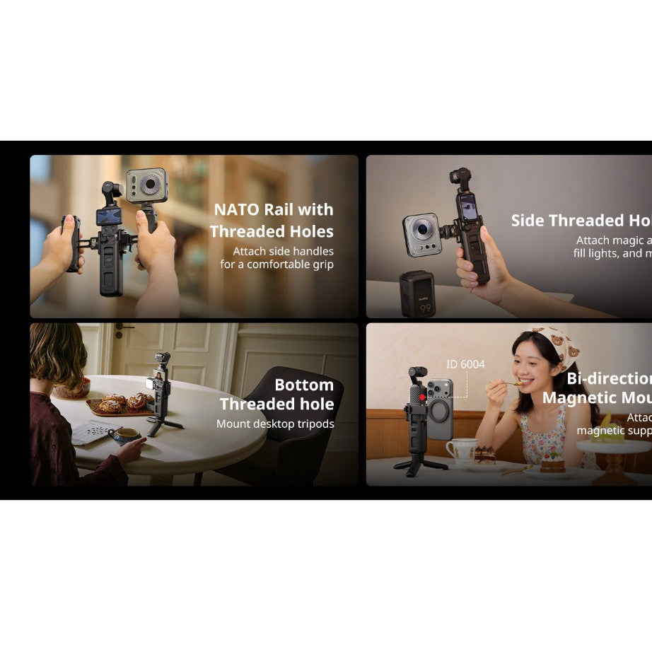 SmallRig 6006 Cage for DJI Osmo Pocket 4P / 4 / 3 & Xtra Muse Extended Version Camera Cage