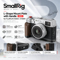 SmallRig 4805 Wooden L-Shape Grip for FUJIFILM X100VI X100V Black Arca-Swiss Quick Release