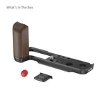 SmallRig 4805 Wooden L-Shape Grip for FUJIFILM X100VI X100V Black Arca-Swiss Quick Release