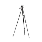 SmallRig 5474 Video Tripod 172cm Aluminum Tripod with Fluid Head 5kg Load Quick Release Plate