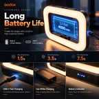 Godox Litemons SR20R Portable RGB LED Ring Light for Photography, Video Recording & Live Streaming